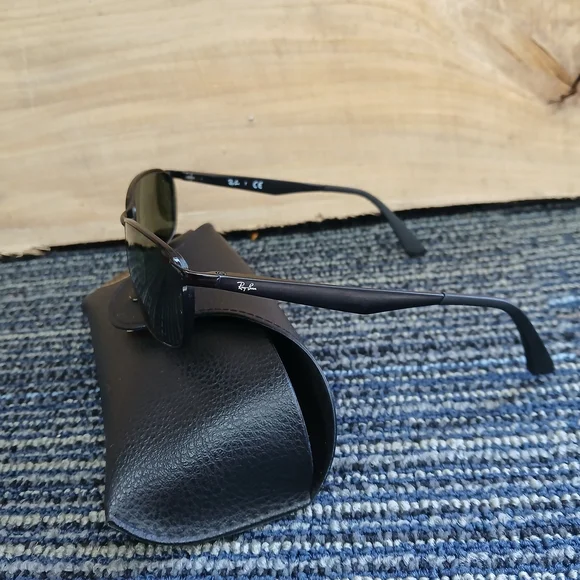 Ray-Ban RB3534 004 Sunglasses black FRAMES ONLY 59-17-135 with case - Picture 2 of 14